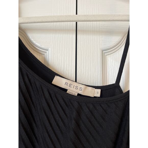 REISS Assymetric Shoulder Swing Dress Sz Small - Picture 4 of 7